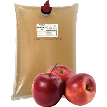 Lisovaná jablečná šťáva 100% 5l (jablečná, NFC)