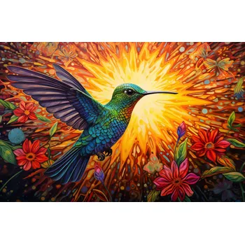 Plakát Plakát Hummingbird Kolibřík bez rámu 91,5 x 60 cm