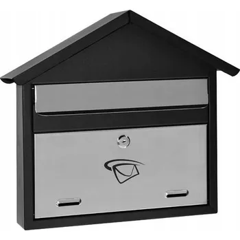 Poštovní schránka Poštovní schránka s novinami Metalstyl stříbrná