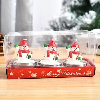 Vánoční dekorace VÁNOČNÍ SVÍČKY sada 3 ks V KRABIČCE dekorace