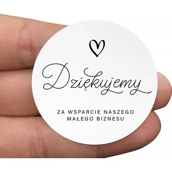 Obraz Samolepka s motivem knihy/komiksu – Děkujeme za podporu našeho malého podnikání