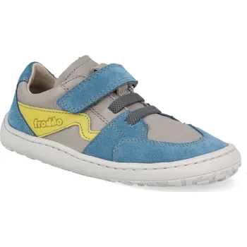 Dívčí obuv Barefoot tenisky Froddo - Splash Grey/blue šedé Velikost: 40