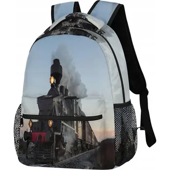 Školní batoh Školní batoh jednokomorový lokomotiva Bellezze, vícebarevný