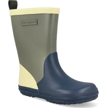 Chlapecké holínky Barefoot dětské gumáky Bundgaard - Charly High Navy zelené Velikost: 24