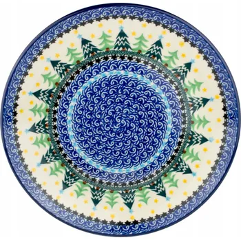 Talíř Jídelní talíř mělký 25 cm - Ceramika Artystyczna Bolesławiec
