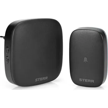 Domovní zvonek Bezdrátový zvonek STERR s dosahem 300 m a hlasitostí 110 dB