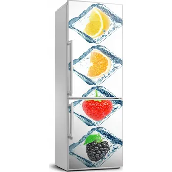 Fototapeta Samolepící Samolepka na ledničku Ovoce a led