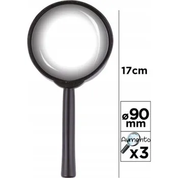Lupa, zvětšovací sklo - průměr 90 mm