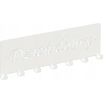 Věšák Šatní ramínko kovový Domer bílý