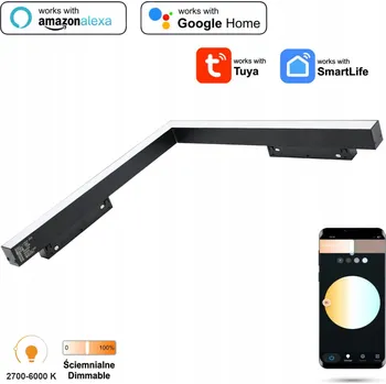 Bodové svítidlo LED Stropní Bodové Světlo Úhlové Horizontální 2.4GHz Ultron 16W SMART TRACK 48VDC 2700-6000K