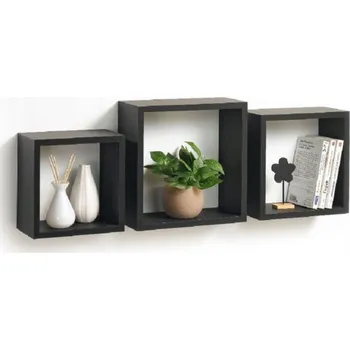 Komoda Półka laminovaná deska Kornik 30 x 20 cm černá