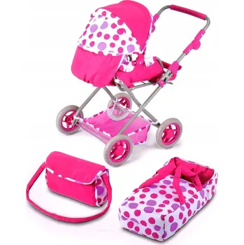 Kočárek pro panenku Skládací kočárek pro panenky - hluboký Natalia