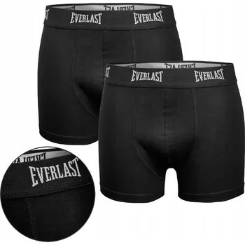 Pánské spodní prádlo EVERLAST BOXERKY SLIPY PÁNSKÉ ČERNÉ 2-BALENÍ M