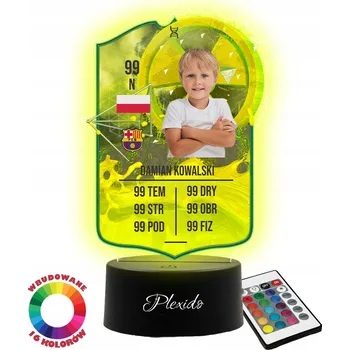 Lampička Plexido vícebarevná Noční lampa