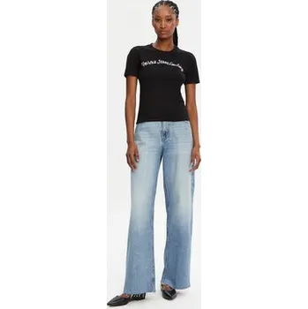 Versace Jeans Couture T-Shirt 78HAHC08 Černá Slim Fit XS