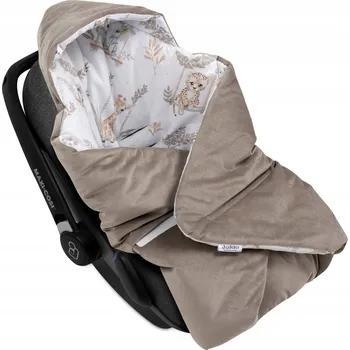 Zavinovačka Zavinovačka na autosedačku Jukki hnědý bavlněný Velvet