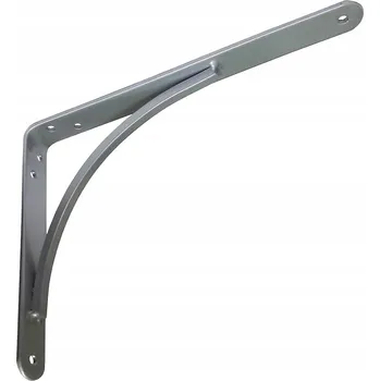 Věšák Držák police Amig 125x20x150 mm kovový, stříbrný