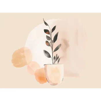 Plakát Plakát Květinový motiv Barevný bez rámu 100 x 75 cm