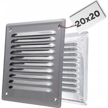 Větrací mřížka Ventilační mřížka Ventilační Sigmet stříbrná