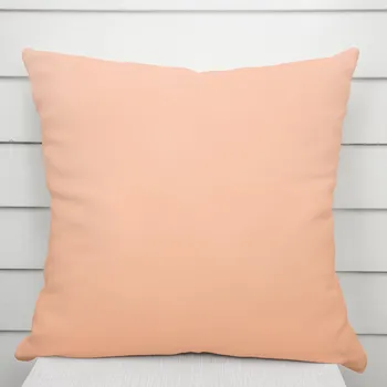 Povlak na dekorativní polštářek Saténový povlak na polštář LUX-060 Světle broskvový 50 x 50 cm