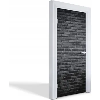 Fototapeta Ozdobná dekorativní fólie na dveře, nábytek, skříň - Černé krystaly 85x205 cm