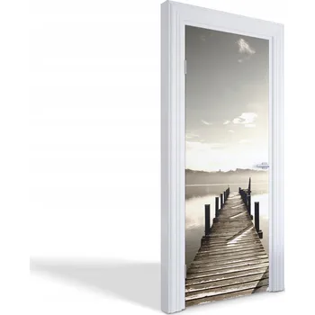 Fototapeta Fototapeta na dveře dýha samolepka samolepící Molo za úsvitu 75 x 205 cm