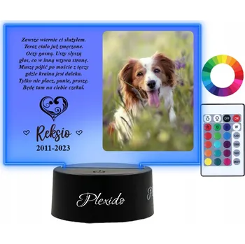 Lampička Plexido vícebarevná Noční lampa