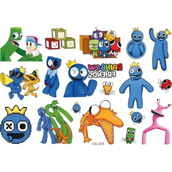 Odstranitelné tetování Smyvatelné tetování pro děti RAINBOW FRIENDS CG475