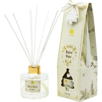 Aroma difuzér Arome Difuzér s tyčinkami, Magical Winter, 100 ml, zlatá