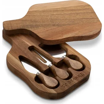 Kuchyňské prkénko Prkénko na krájení sýrů Starke Pro dřevěné 4 ks
