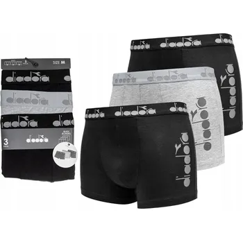 Boxerky Pánské slipy DIADORA bavlna balení 3 kusů, vel. XL