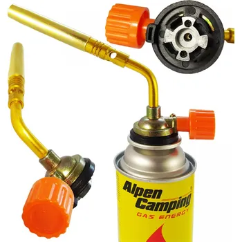 Outdoor vaření GR Camp Sada plynový hořák na kartuše Páječka + 2 plynové kartuše