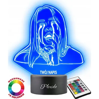 Lampička Plexido vícebarevná Noční lampa