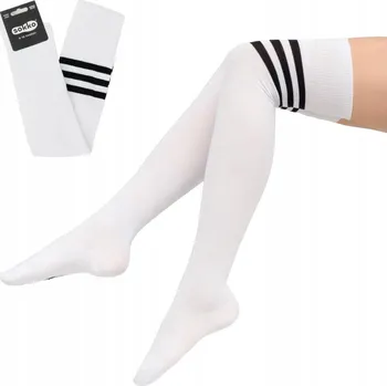 Dámské ponožky SOKKO Bavlněné dámské podkolenky s dlouhými pruhy