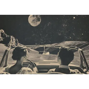 Plakát Plakát Vezmi Mě Na Měsíc bez rámu 91,5 x 61 cm