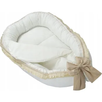 Hnízdečko pro miminko Hnízdečko pro miminko s krátkými střapci “Boho krémové” KOELL