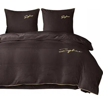 Povlečení TLUSTÉ POVLEČENÍ MIKROFIBRA-MEDVÍDEK 160x200 ZIMNÍ TEPLO NA ZIMU S VÝŠIVKOU