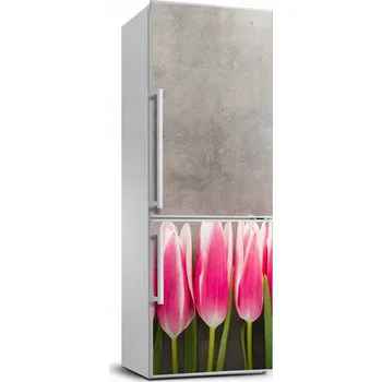 Fototapeta Samolepka / fólie na lednici Růžové tulipány 70x190 cm