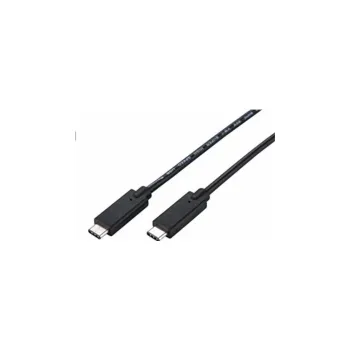 Počítač C-TECH kabel USB 3.2, Type-C (CM/CM), PD 100W, 20Gbps, 2m, černý