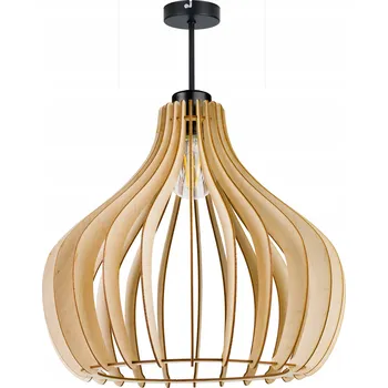 Závěsné svítidlo LED-ONE Aladinka dřevo 1-bodové světlo E27