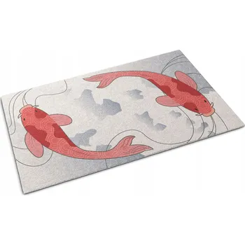 Rohožka Dekorativní venkovní rohožka, protiskluzová Kapří splávky 90x60