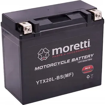 Motobaterie Akumulátor Moretti MTX20L-BS
