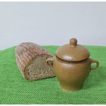 Dóza na potraviny Sádlák keramický - světlý Objem: 0,3 l