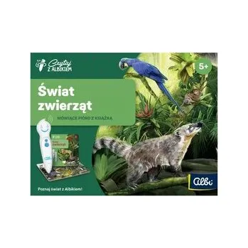Desková hra Czytaj z Albikiem. Zestaw. Świat Zwierząt z piórem new