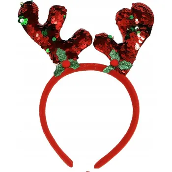 Obraz Vánoční čelenka s rohy soba One Dollar Group 23x14 cm