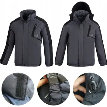 pracovní bunda ZIMNÍ PRACOVNÍ BUNDA ZATEPLENÁ BOZP VODĚODOLNÁ S KAPUCÍ TEPLÁ Y-263 3XL