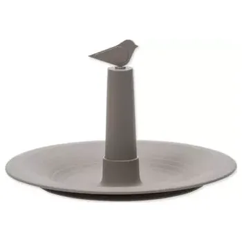 Krmítko pro ptáka Plastia Pítko Finch 32 x 32 x 22 cm taupe