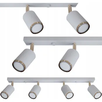 Stropní Svítidlo Závěsné stropní svítidlo spotová lišta, svítidlo 4x GU10, lampy typu TUBA