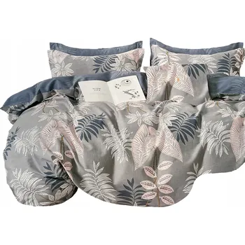 Povlečení POVLEČENÍ 160X200 BAVLNA SATÉN + 2 POVLAKY NA POLŠTÁŘE 70X80 KWIATY SADA POVLEČENÍ