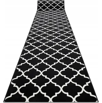 Koberec BĚHOUN BCF MORAD 100 cm JETEL černý ^*Q3529